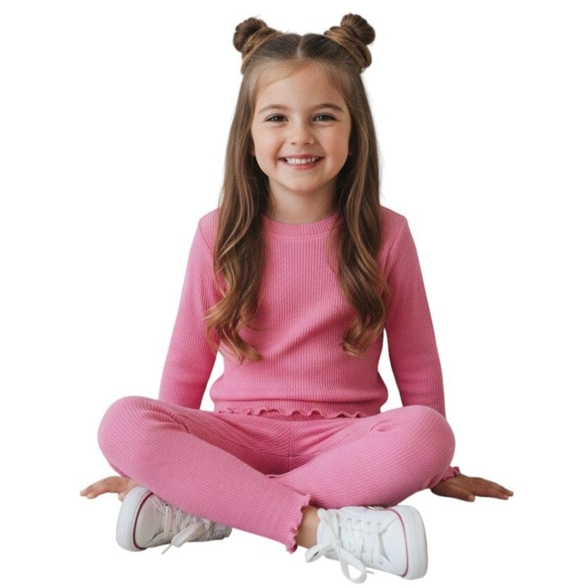 Kız çocuk kaşkorse giy-çık ikili takım